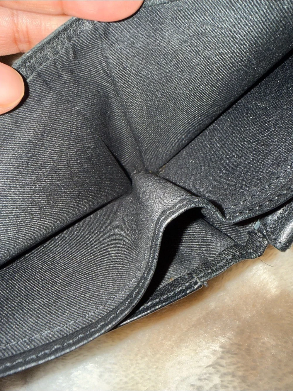 Wilsons Leather Black Leather Bi-Fold Card Holder